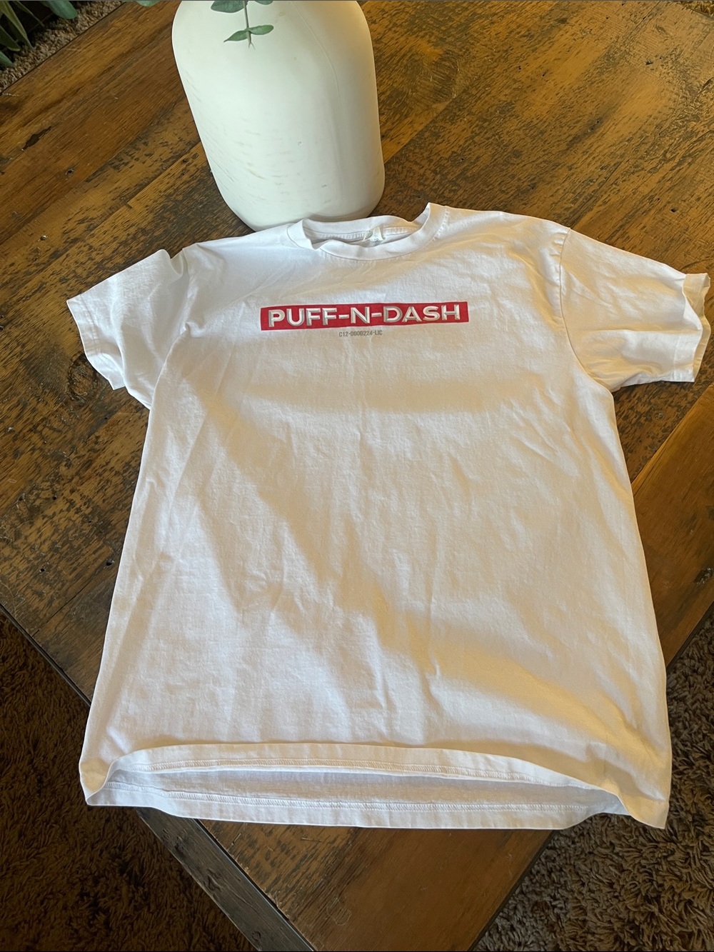 Mens White Graphic Tee